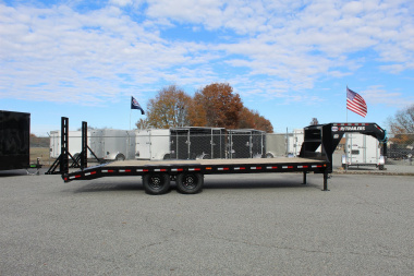New 2024 PJ TRAILERS 24ft F8 GN w/ Fold Up Ramps