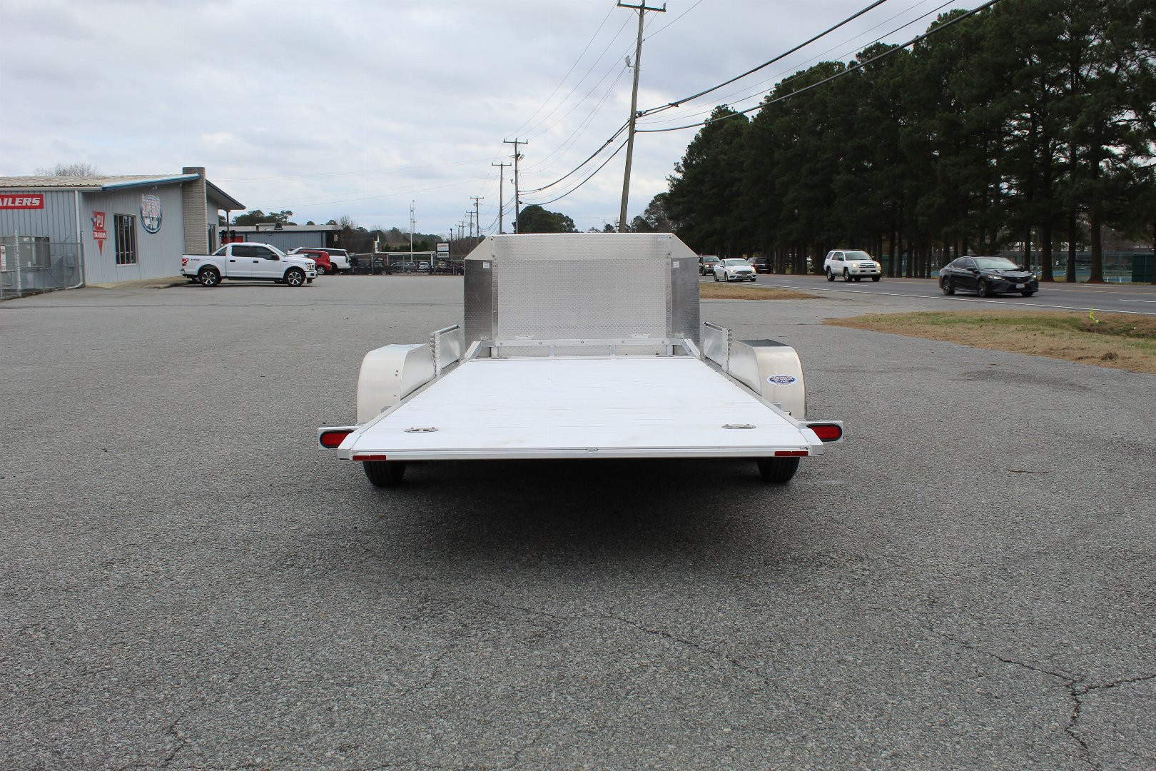 New 2024 Aluma 8216 Low Clearance Tilt Car Trailer w/ JT Package