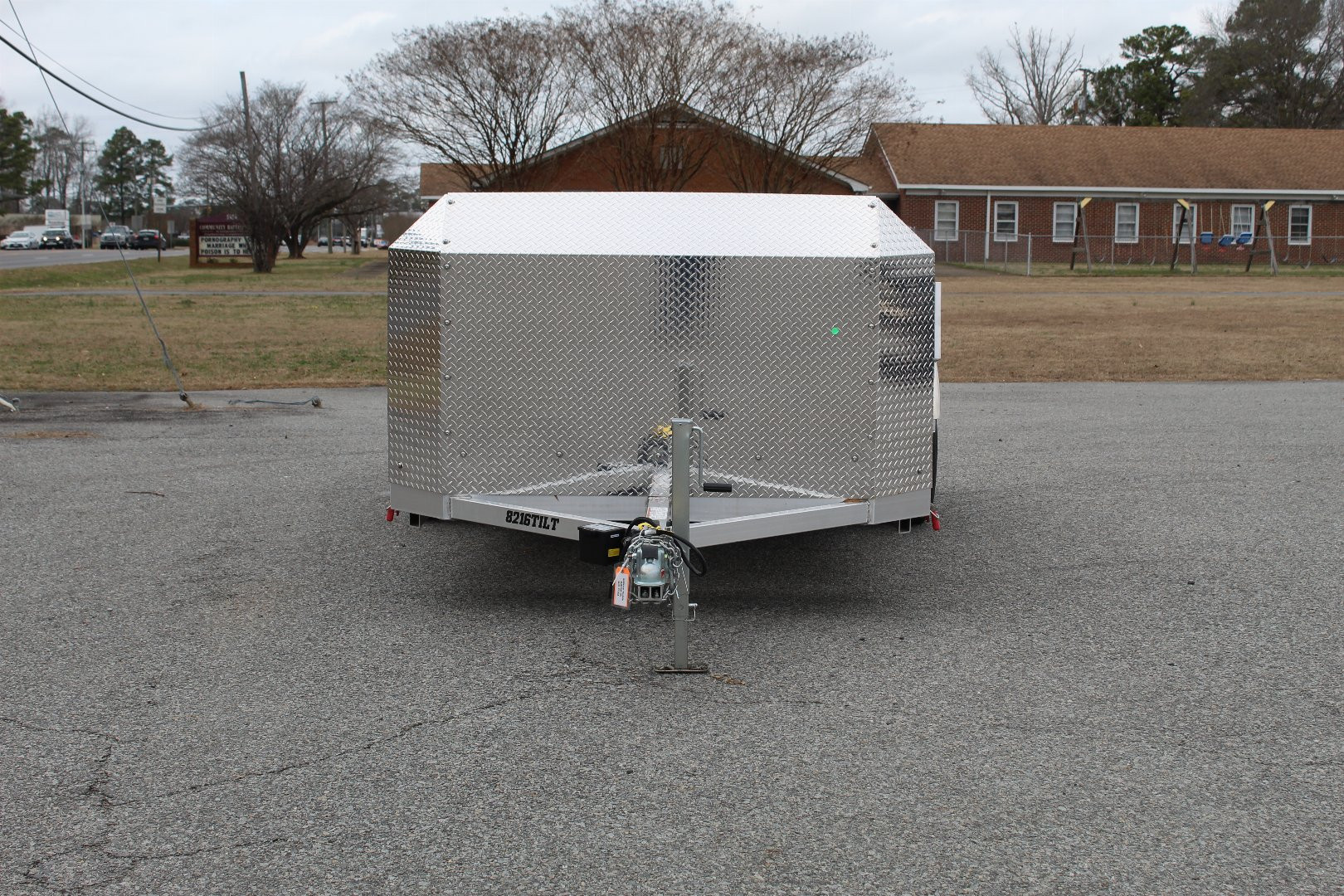 New 2024 Aluma 8216 Low Clearance Tilt Car Trailer w/ JT Package
