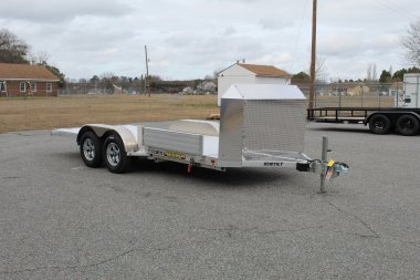 New 2024 Aluma 8216 Low Clearance Tilt Car Trailer w/ JT Package