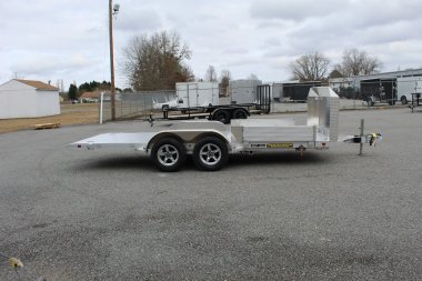New 2024 Aluma 8216 Low Clearance Tilt Car Trailer w/ JT Package