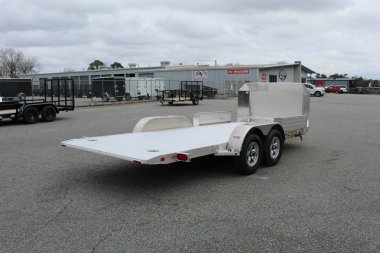 New 2024 Aluma 8216 Low Clearance Tilt Car Trailer w/ JT Package