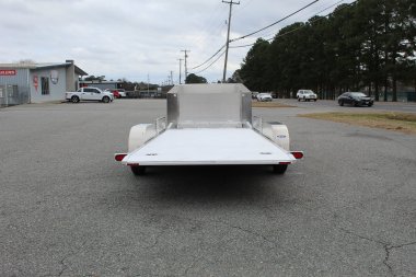 New 2024 Aluma 8216 Low Clearance Tilt Car Trailer w/ JT Package