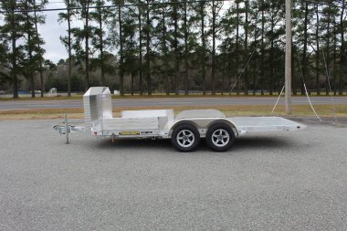 New 2024 Aluma 8216 Low Clearance Tilt Car Trailer w/ JT Package