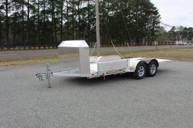 New 2024 Aluma 8216 Low Clearance Tilt Car Trailer w/ JT Package