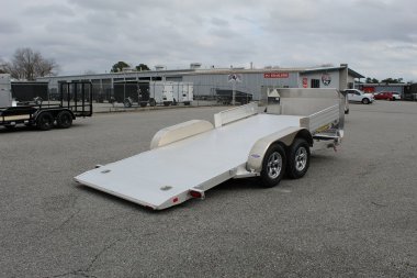 New 2024 Aluma 8216 Low Clearance Tilt Car Trailer w/ JT Package