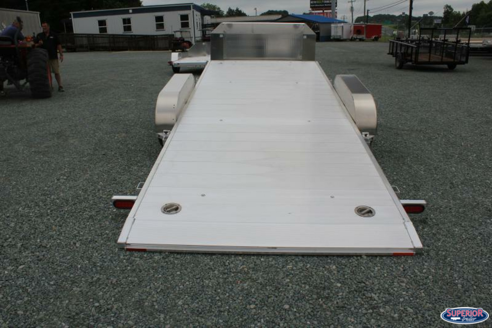 New 2024 Aluma 8216 Executive Series Tilt Car Trailer