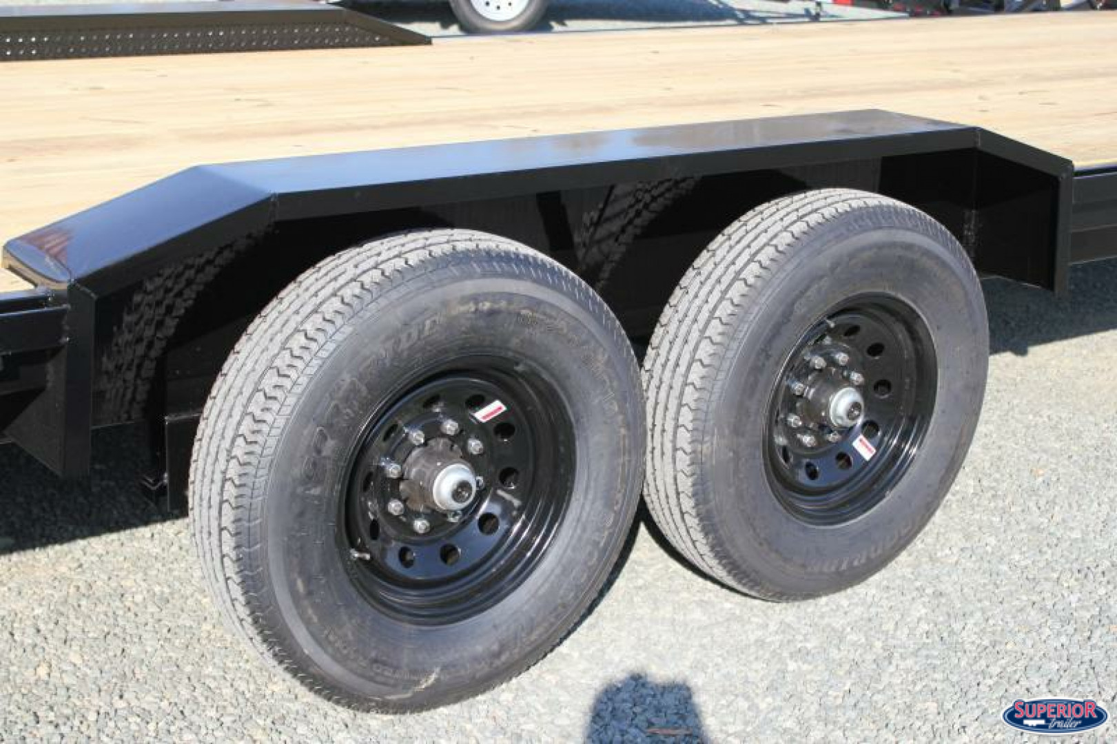 New 2025 DOWN 2 EARTH TRAILERS 24ft Equipment Trailer w/ Driver Over Fenders