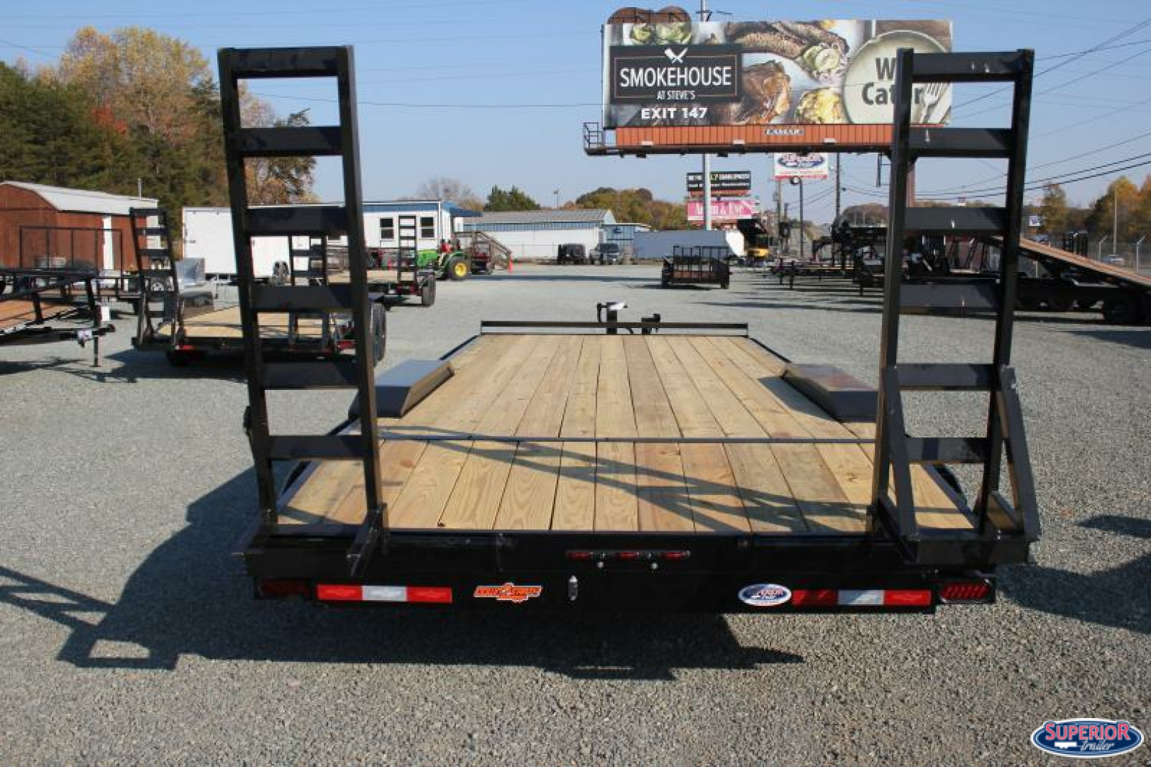 New 2025 DOWN 2 EARTH TRAILERS 24ft Equipment Trailer w/ Driver Over Fenders