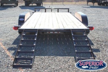 New 2025 TEXAS BRAGG TRAILERS 16 HCH Car Hauler w/ Weld On D-Rings & Removable Fender