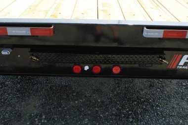 New 2025 PJ TRAILERS 24' F8 14K w/ Slide In Ramps Flatbed Trailer