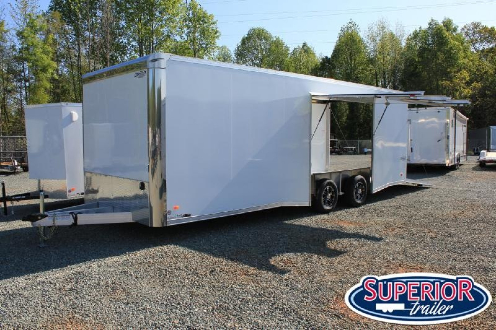 New 2022 BRAVO TRAILERS Aluminum Silver Star 8.5X24 10K Car / Racing Trailer