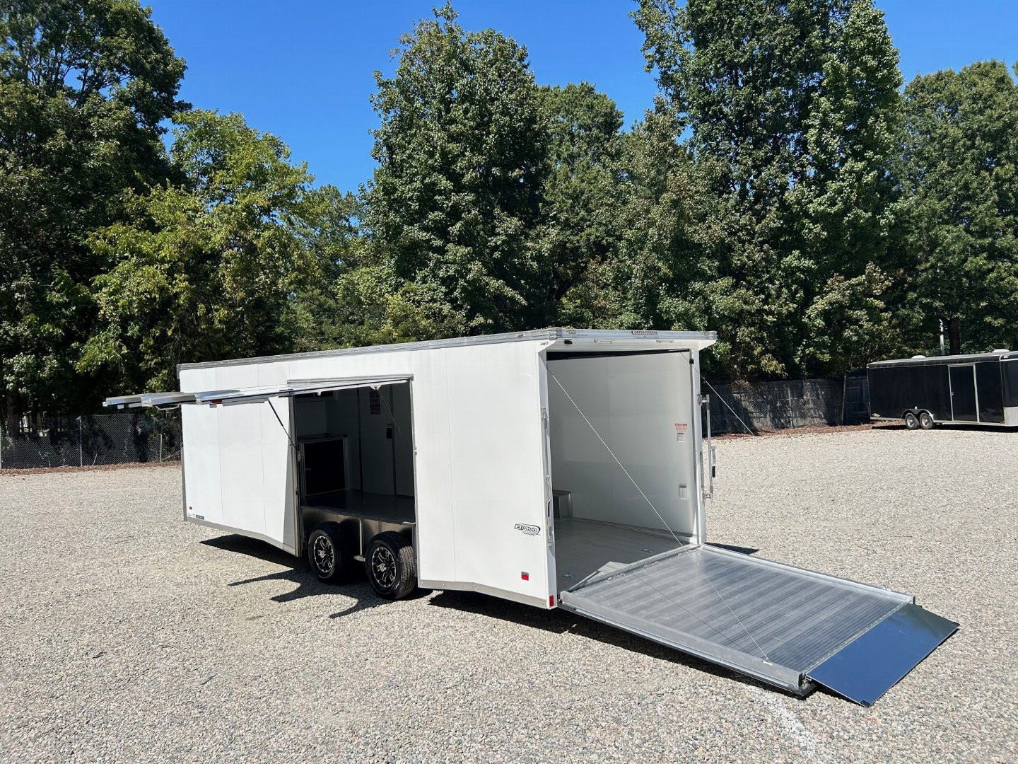 New 2022 BRAVO TRAILERS Aluminum Silver Star 8.5X24 10K Car / Racing Trailer