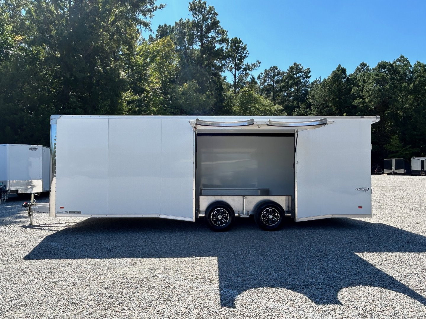 New 2022 BRAVO TRAILERS Aluminum Silver Star 8.5X24 10K Car / Racing Trailer