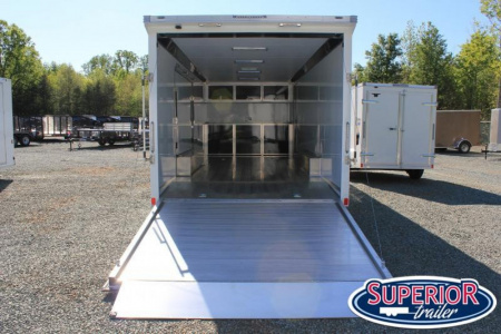 New 2022 BRAVO TRAILERS Aluminum Silver Star 8.5X24 10K Car / Racing Trailer