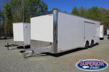 New 2022 BRAVO TRAILERS Aluminum Silver Star 8.5X24 10K Car / Racing Trailer