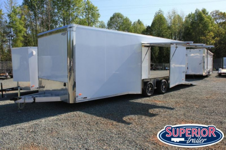 New 2022 BRAVO TRAILERS Aluminum Silver Star 8.5X24 10K Car / Racing Trailer