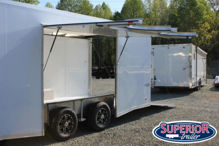 New 2022 BRAVO TRAILERS Aluminum Silver Star 8.5X24 10K Car / Racing Trailer