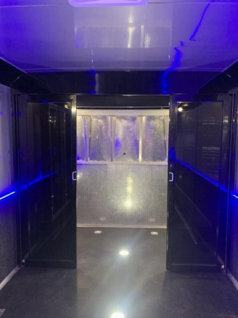 New 2024 Haulmark 8.5X34 HAULMARK EDGE PRO ELECTRIC AWNING & REAR DOORS Car / Racing Trailer