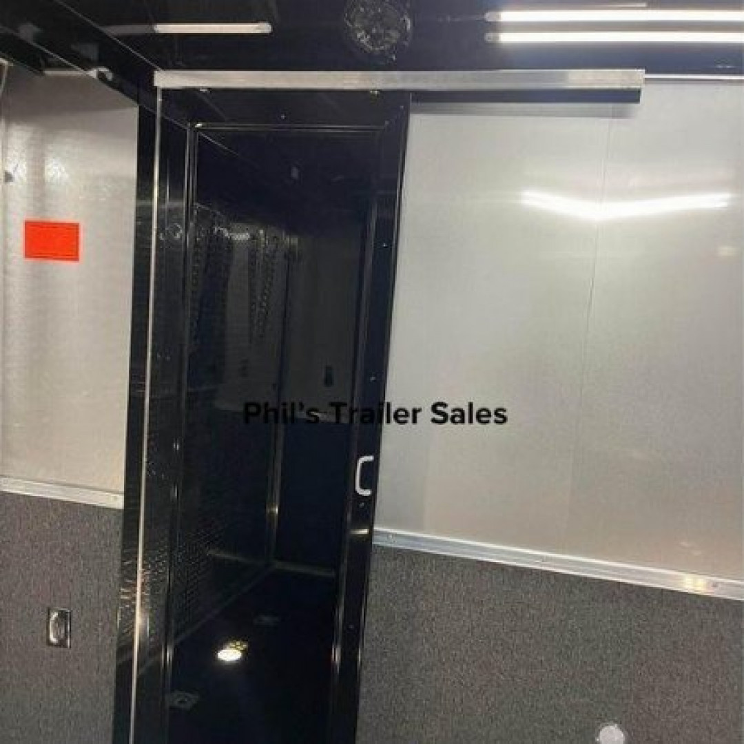 New 2024 Haulmark 8.5X34 HAULMARK EDGE PRO ELECTRIC AWNING & REAR DOORS Car / Racing Trailer