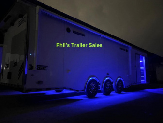 New 2024 Haulmark 8.5X34 HAULMARK EDGE PRO ELECTRIC AWNING & REAR DOORS Car / Racing Trailer