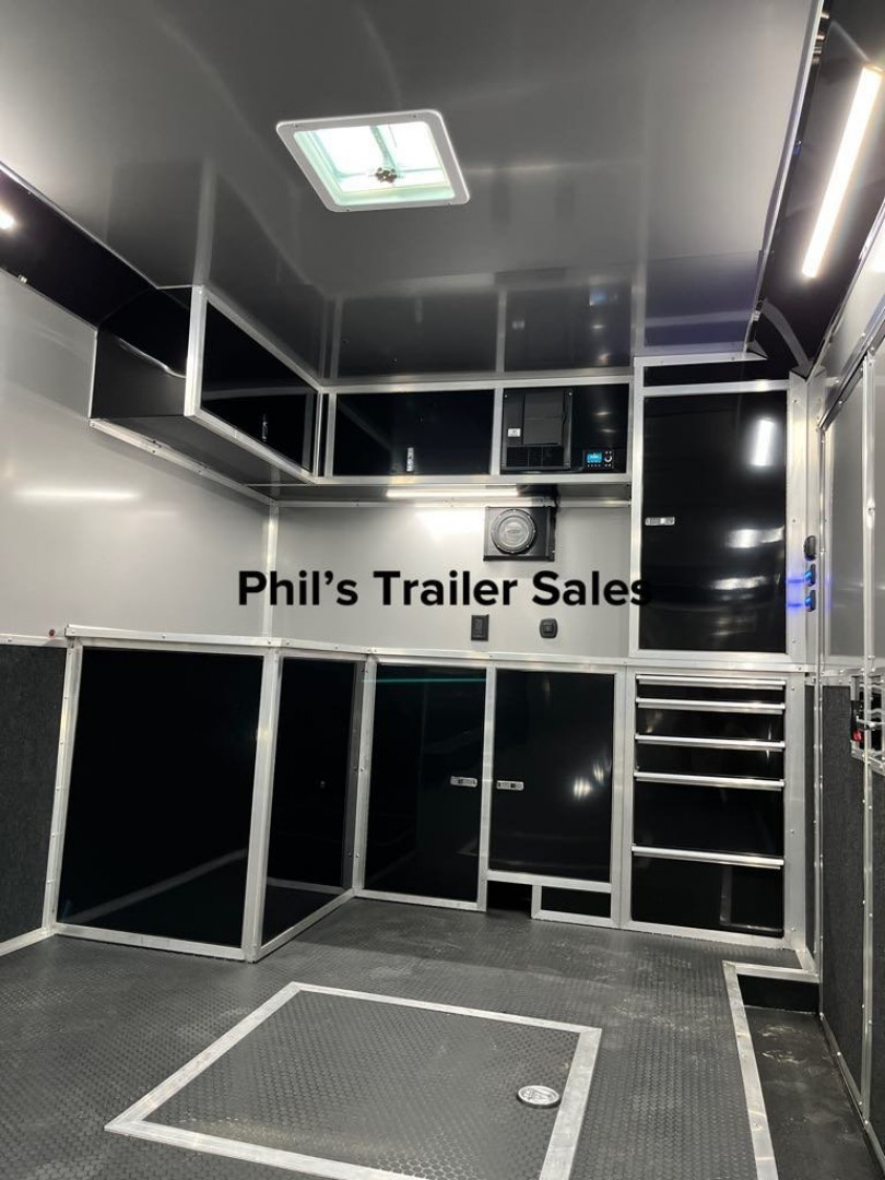 New 2025 Haulmark 8.5X34 HAULMARK EGE PRO ENCLOSED CAR HAULER 2 ELECTRIC AWNINGS & AIRLINES Car / Racing Trailer