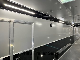New 2025 Haulmark 8.5X34 HAULMARK EGE PRO ENCLOSED CAR HAULER 2 ELECTRIC AWNINGS & AIRLINES Car / Racing Trailer