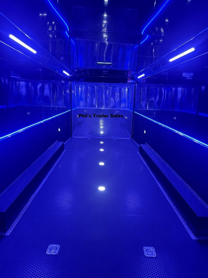 New 2025 Haulmark 8.5X34 HAULMARK EDGE PRO ELECTRIC AWNING & AIRLINES Car / Racing Trailer