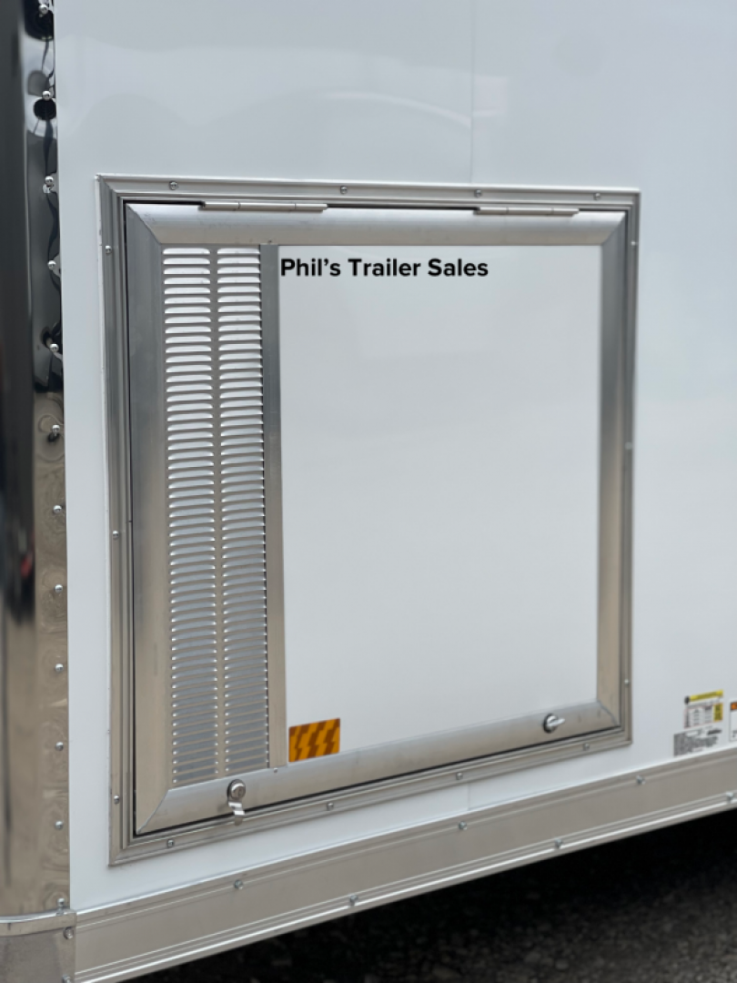 New 2025 Haulmark 8.5X34 HAULMARK EDGE PRO CAR HAULER Car / Racing Trailer 2 ELECTRIC AWNINGS & AIRLINES!