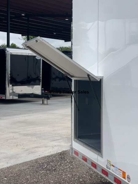 New 2025 Haulmark 8.5X34 HAULMARK EDGE PRO CAR HAULER Car / Racing Trailer 2 ELECTRIC AWNINGS & AIRLINES!