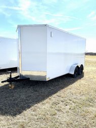 New 2022 Texas Select 7 X 16 with Double Doors Cargo / Enclosed Trailer