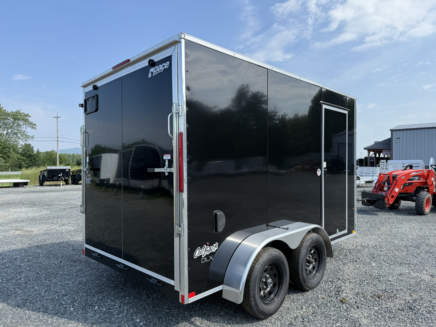 New 2025 Pace American 7 X 12 OUTBACK DLX Cargo / Enclosed Trailer