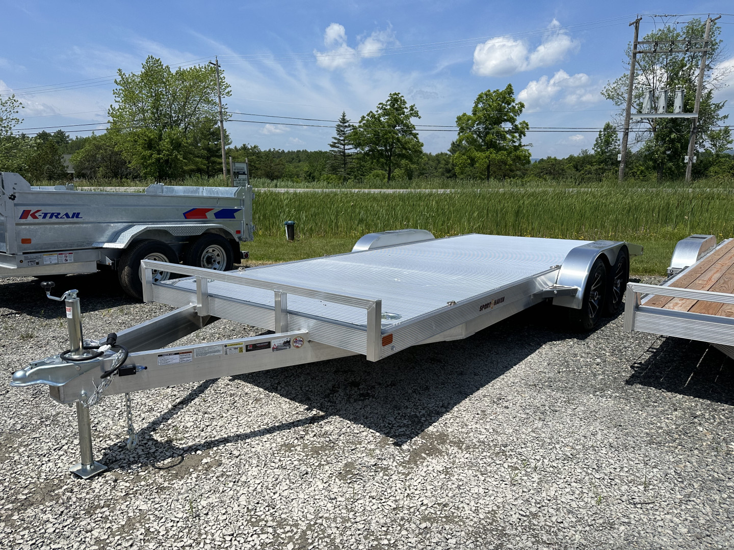 New 2025 Sport Haven AOCP2070TD Aluminum Car Hauler