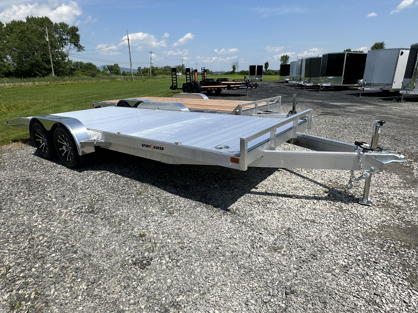 New 2025 Sport Haven AOCP2070TD Aluminum Car Hauler