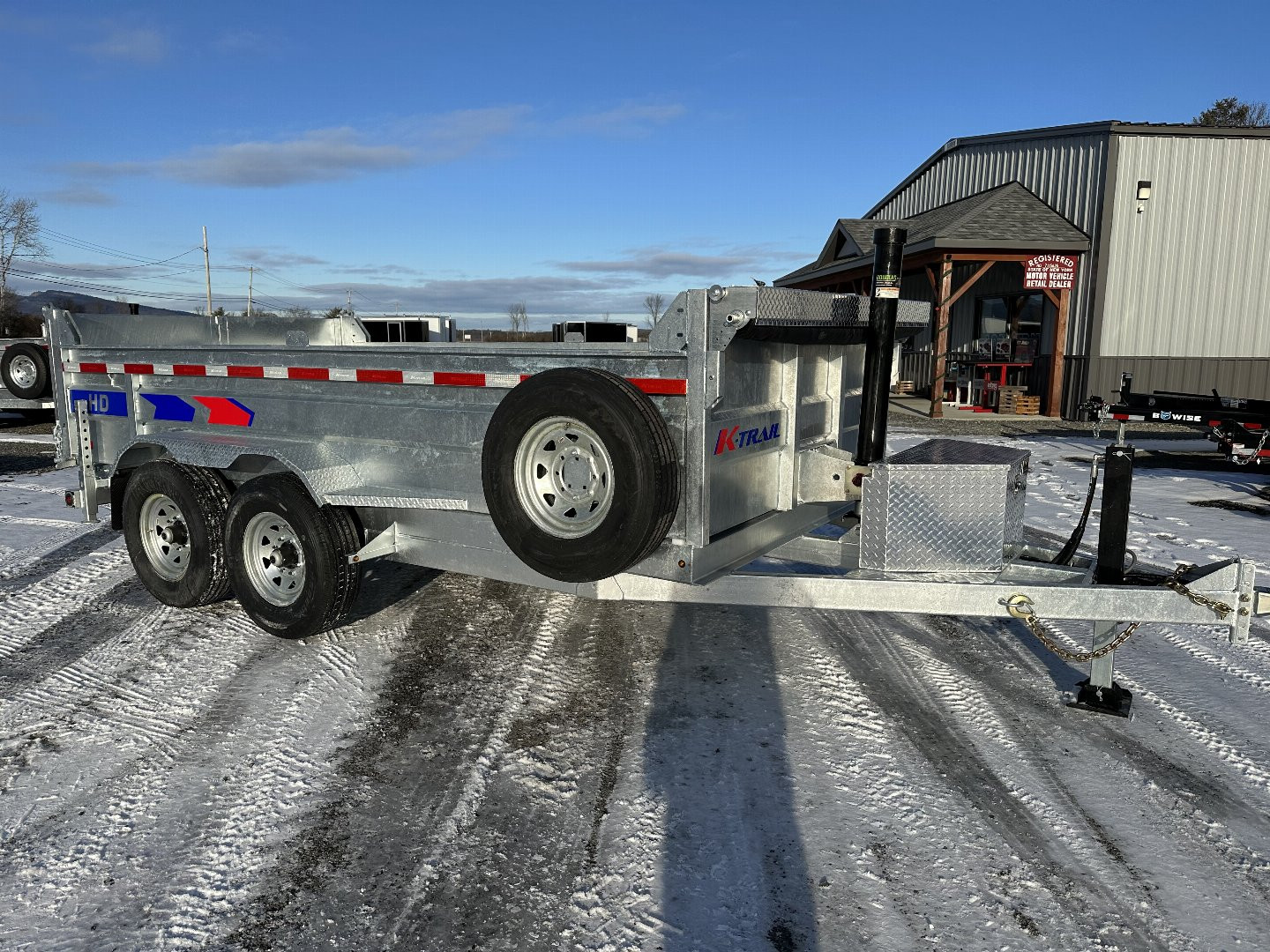 New 2025 K-Trail D8214-14 Dump Trailer