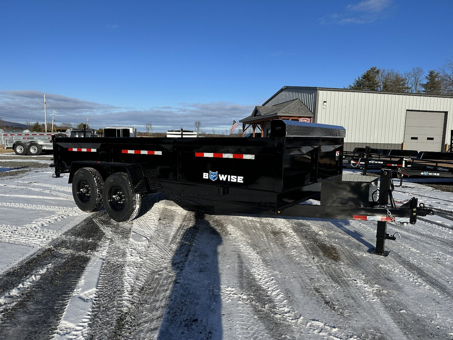 New 2025 BWISE DT716LP-LE-14 Dump Trailer