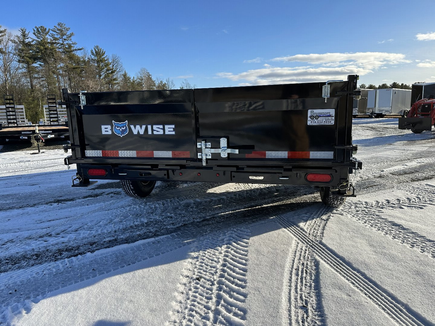 New 2025 BWISE DT716LP-LE-14 Dump Trailer