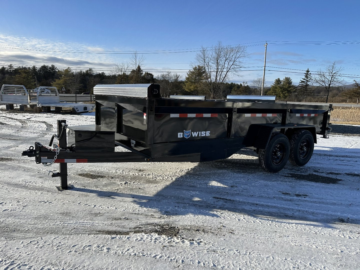 New 2025 BWISE DT716LP-LE-14 Dump Trailer