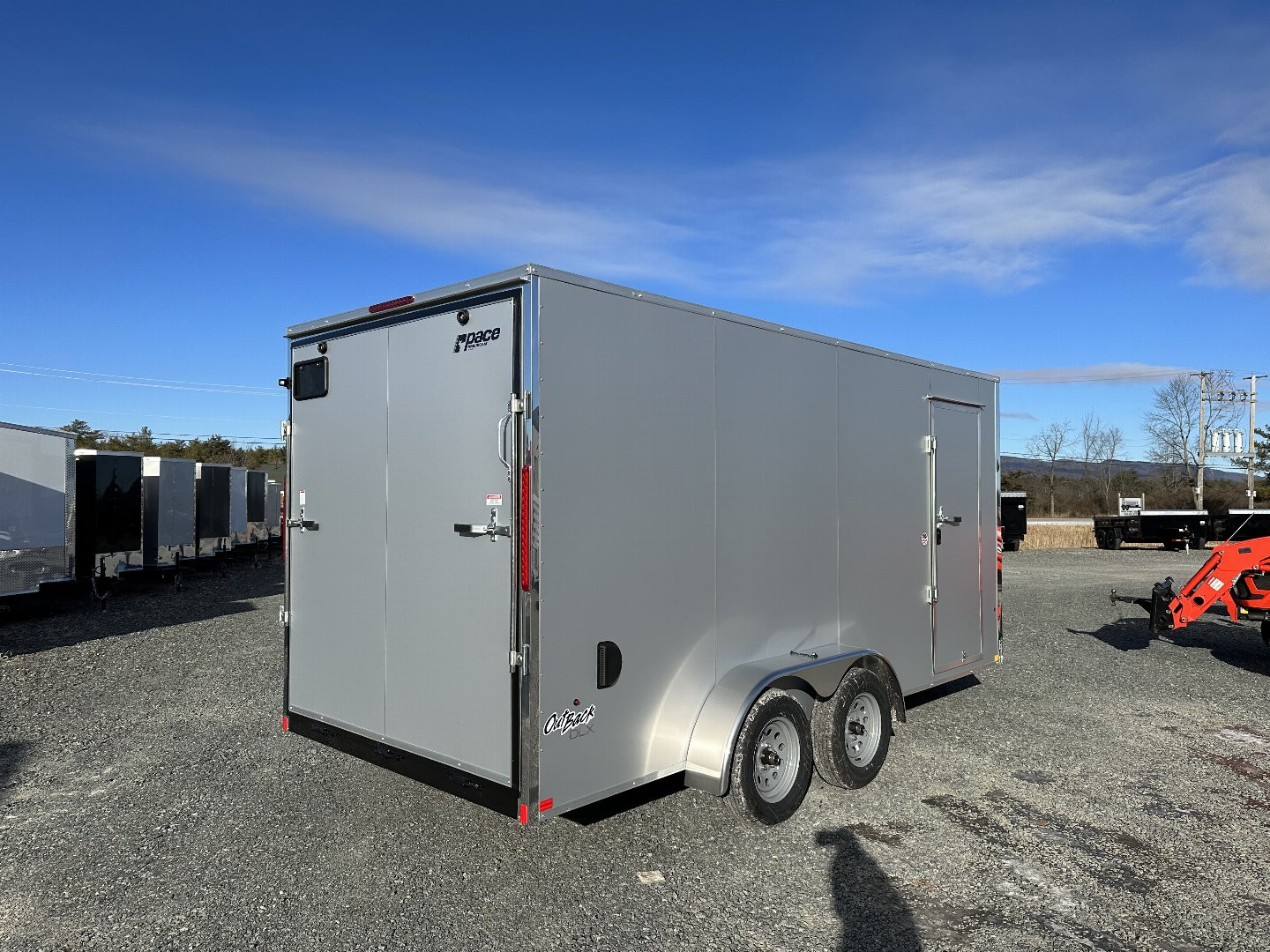 New 2025 Pace American 7 X 16 OUTBACK DLX Cargo / Enclosed Trailer