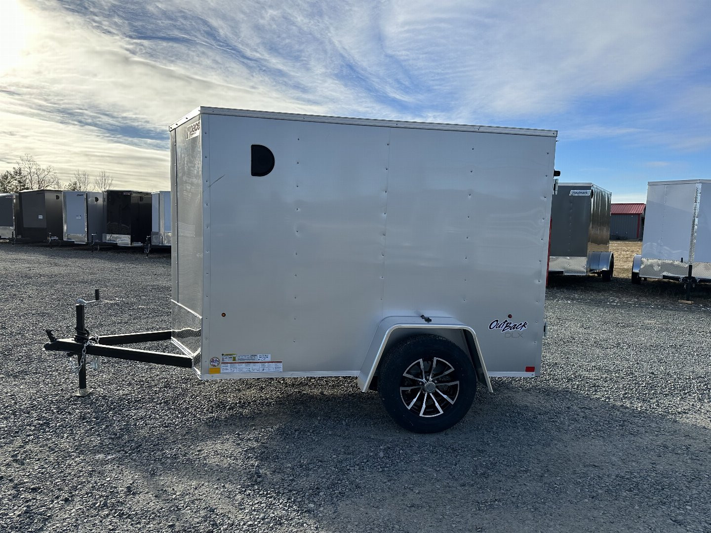 New 2025 Pace American 5X 8 OUTBACK DLX Cargo / Enclosed Trailer