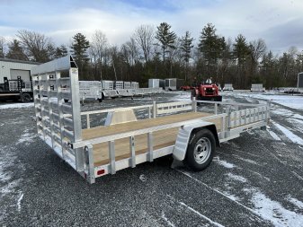New 2025 Sport Haven AUT714 Aluminum Utility Trailer w/ Removable Ramps