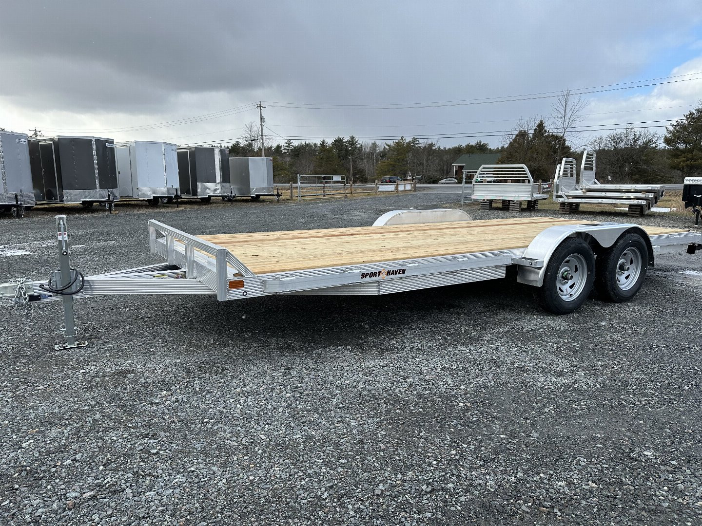 New 2025 Sport Haven AOC2070T Aluminum Open Car Hauler