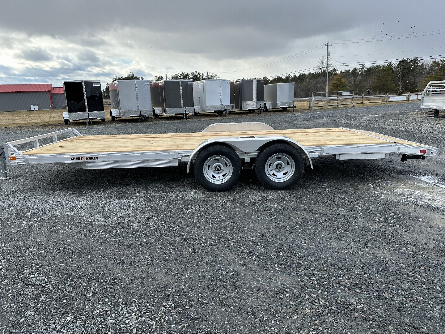 New 2025 Sport Haven AOC2070T Aluminum Open Car Hauler