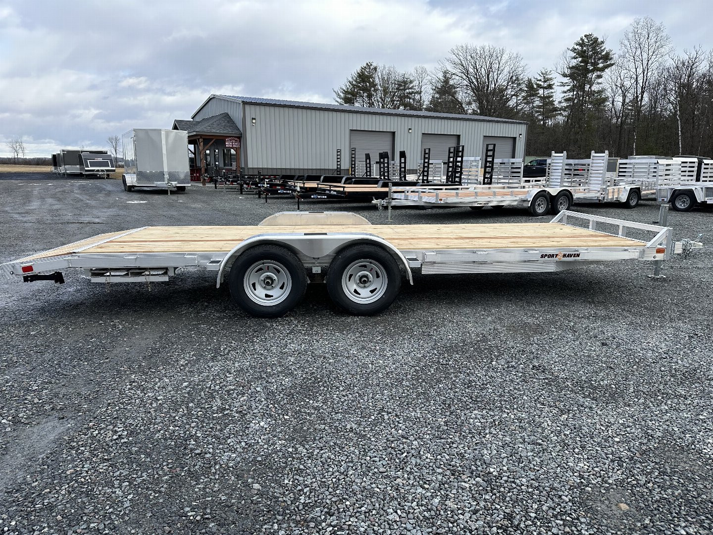 New 2025 Sport Haven AOC2070T Aluminum Open Car Hauler