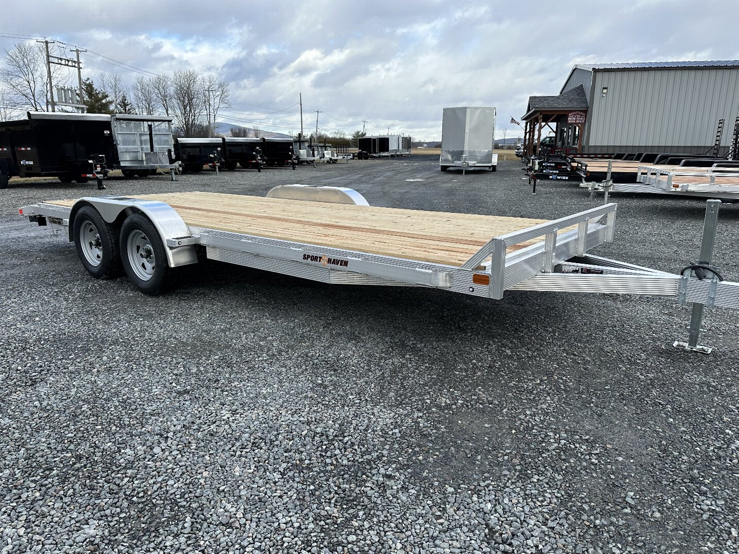 New 2025 Sport Haven AOC2070T Aluminum Open Car Hauler