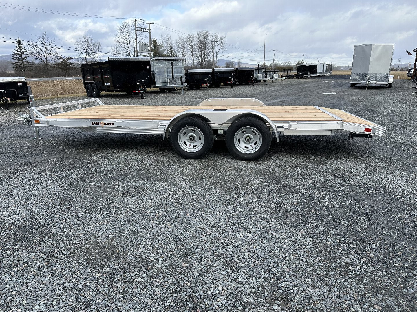 New 2025 Sport Haven AOC1870T Aluminum Open Car Hauler