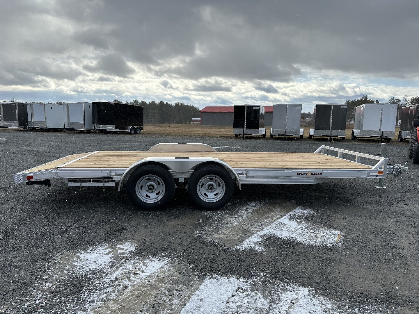 New 2025 Sport Haven AOC1870T Aluminum Open Car Hauler