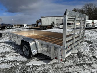 New 2025 Sport Haven AUT612 Aluminum Utility Trailer w/ Sides
