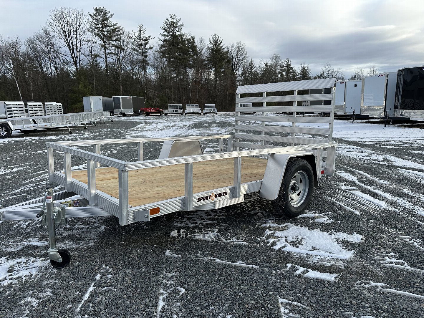 New 2025 Sport Haven AUT610 Aluminum Utility Trailer