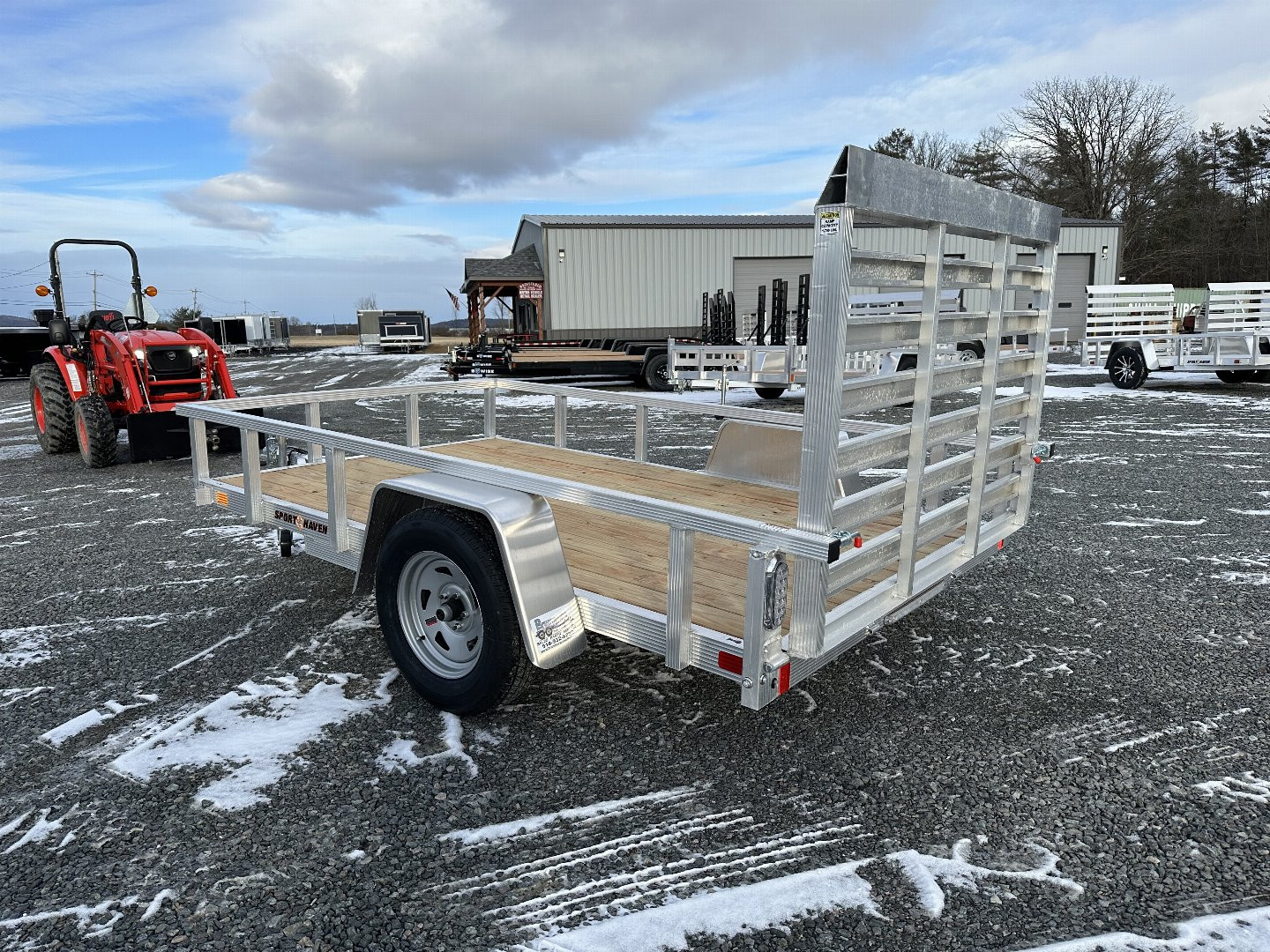 New 2025 Sport Haven AUT610 Aluminum Utility Trailer